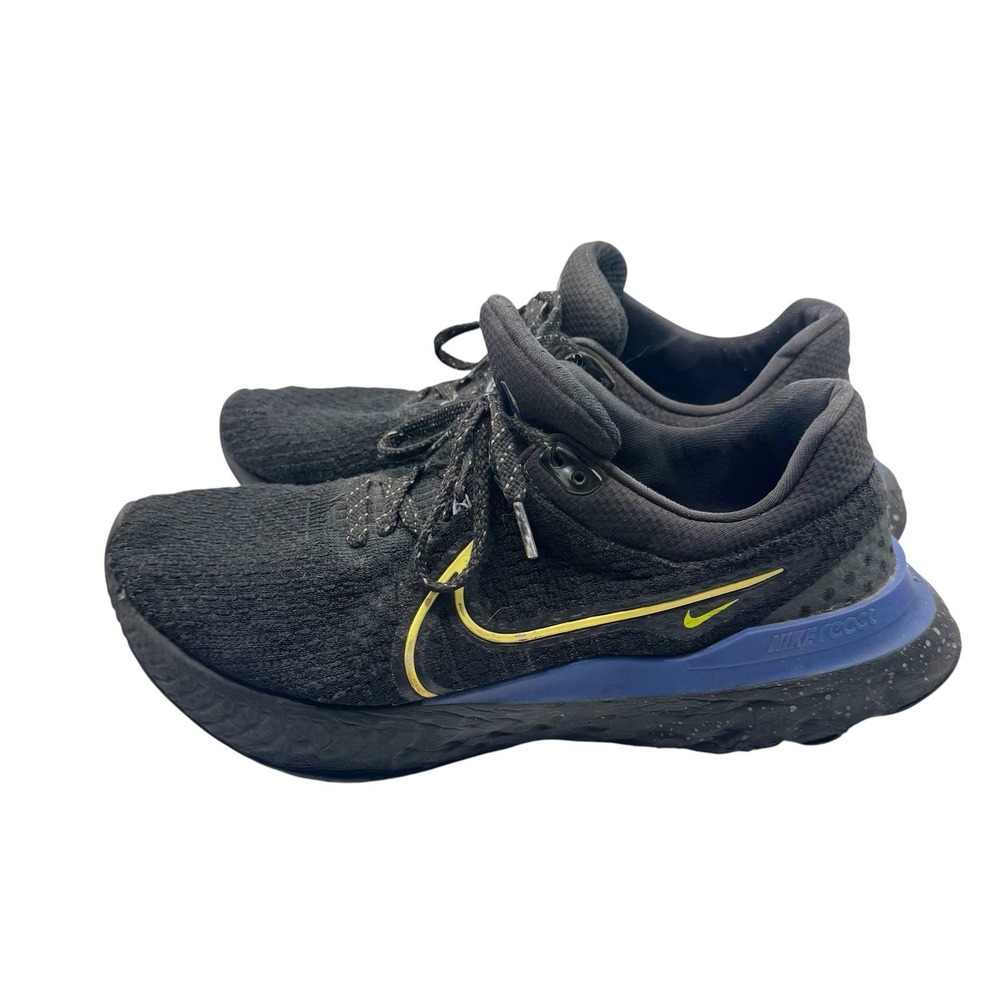 Nike React Infinity Run 3 Black Blue Mens Running Shoes DZ4845-001 Size 13/47.5